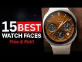 Top 15 Best Watch Faces for Galaxy Watch 9 Galaxy Watch Ultra 2 Free Paid