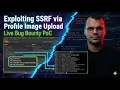 Exploiting SSRF via Profile Image Upload Live Bug Bounty PoC