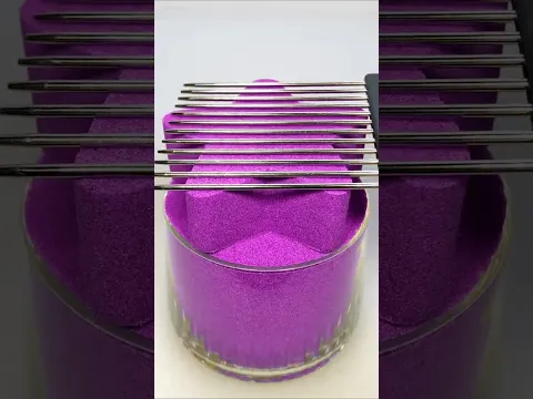 Very Satisfying and Relaxing, Kinetic Sand ASMR, Drop and Squish Sand