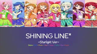 Download Aikatsu! - SHINING LINE* ~Starlight Ver~ - Color Coded Lyrics MP3