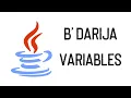 Java B Darija Variables