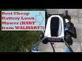 Buying a Walmart Lawn Mower Best Cheap Lawn Mower Hart 40-Volt Cordless Battery Push Mower Review
