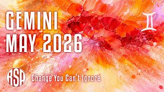 Gemini May 2026 Horoscope I Change You Can t Ignore