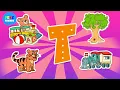 Download Lagu Pelajari Huruf T untuk Anak-Anak 🐯 🚂 | Alfabet bersama Pekefriends!