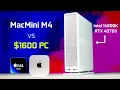 Mac Mini M4 Pro vs 1600 Small FormFactor Gaming PC