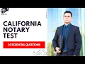 California Notary Test - Practice Exam Study Guide 25 Essential Questions