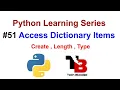 Access Items From Python Dictionary Access Python Dictionary Items Access Keys And Values