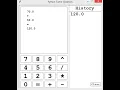 Simple Calculator GUI Project using Turtle in Python