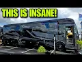 MOST INSANE Class A Motorhome ever Tiffin Phaeton Midnight Edition