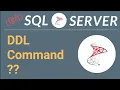 SQL Server Tutorial in Hindi DDL Commands in Sql Sub-Language