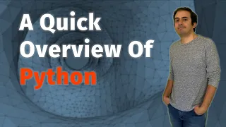 Numerical Modeling 3 A quick overview of Python programming language