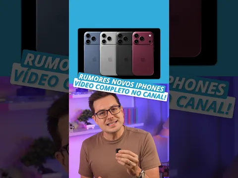 Tudo que sabemos dos novos iPhones até agora, detalhes completos no Canal!! 👀#iPhone18 #iPhoneFold