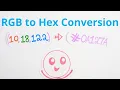 How to RGB to HEX color Convert RGB to HEX color Convert rgb to hex
