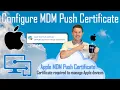 Configure MDM Push Certificate - Manage macOS iOS in Intune