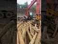 Lagu Máy xúc gắp gỗ cực nhanh #mayxuc #máygắpgấu