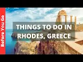 Download Lagu Reisgids Rhodos, Griekenland: 11 BESTE dingen om te doen op Rhodos (Rhodos)