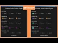 Python How to Create 5 Custom Radio Buttons in Python Tkinter With Source Code