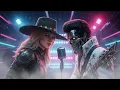 Download Lagu The Cyberpunk King vs. The Gunslinger Duo | An AI Animated Metal Duet