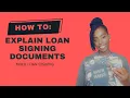 Mock Loan Signing How To Explain Loan Documents Notary Loan Signing Agent