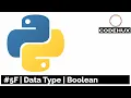 5F Python Boolean Data Type Python Tutorial for Beginners