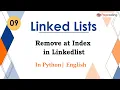 Remove at Index in Linkedlist Module Basics Data Structures In English Python - 9