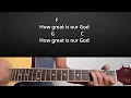 Download Lagu How Great Is Our God-Chris Tomlin/Acoustic Guitar Tutorial With Chords And Lyrics