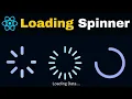 How To Create Spinner Loader in React How To Use React Loading Spinners