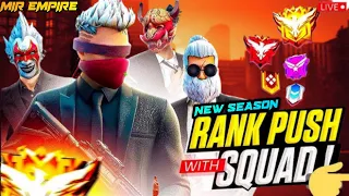 LIVE GRANDMASTER PUSH 🔥 -Garena Free Fire🔥!!