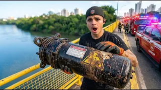 ENCONTRAMOS um OBJETO EXPLOSÍVO nessa PONTE!