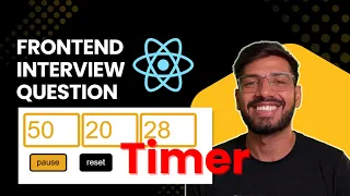 Build a Timer Component in React JS Frontend Interview Challenge CodeWithKai