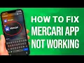 How To Fix Mercari App Not Working Quick Guide