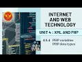 4 6 4 Php variables PHP data types CS504 A
