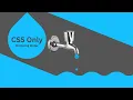 How To Animate Dripping Water CSS Only iqraCS