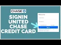 United Chase Credit Card Login How To Sign In United Chase Credit Card Account