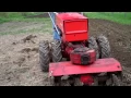 Gravely 5260 tilling the garden