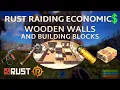 Rust Raiding Economics - Wooden walls and building blocks