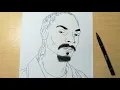Como dibujar Snoop Dogg