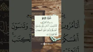 أتأمرون الناس بالبر و تنسون أنفسكم بصوت خاشع  القرآن الكريم         راحة نفسية  آيات  ماهر المعيقلي دندنها