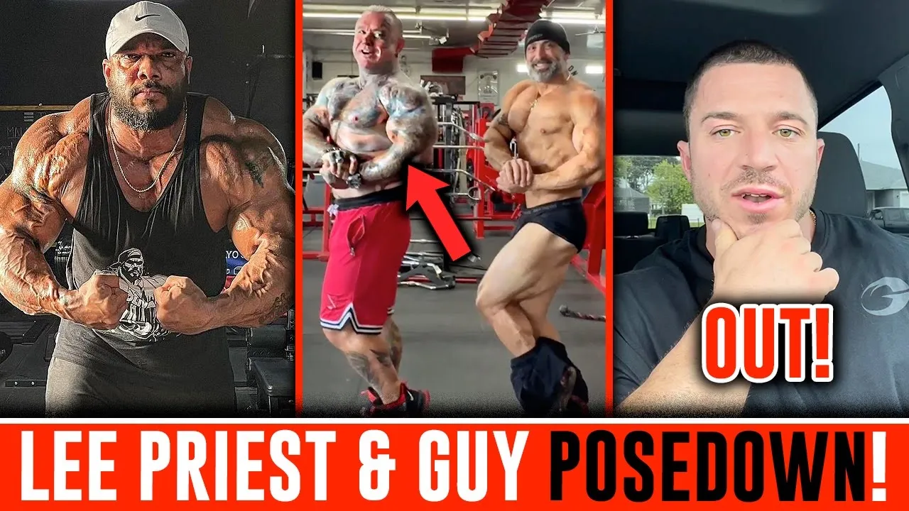 Lee Priest & Guy Cisternino Posedown | 2023 Mr Olympia Qualified Competitor Lists | Brett Wilkin OUT