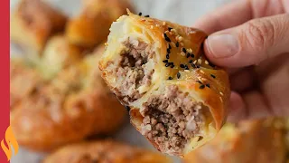 Pirinç Yufkasından Kıymalı Börek 😋 Glutensiz Çıtır Çıtır Börekler 💯