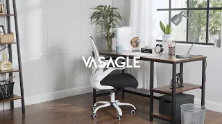 Irodai asztal 2 polccal jobb vagy bal oldal