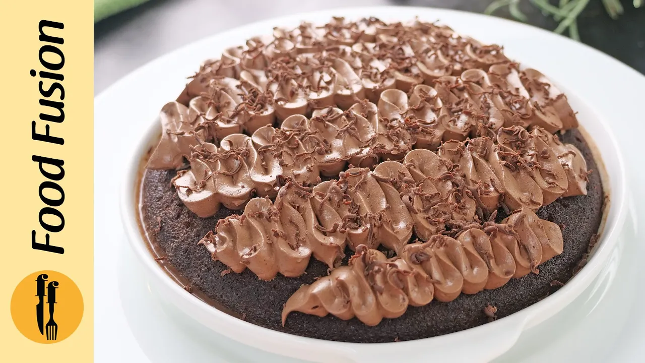 Chocolate Three Milk Cake in Frying Pan (No fancy tools) Recipe by Food Fusion