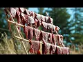 Survival Expert shows How to make JERKY in the Wilderness