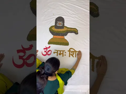 Mahadev theme baby photo shoot idea at home