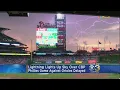 Lightning Lights Up The Sky During Phillies Game