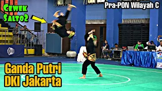 Download Tampil memukau,  sampe salto tinggi , Ganda Putri DKI Jakarta Pra-PON 2019 MP3