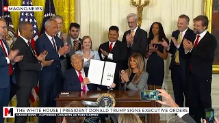 President Donald Trump And First Lady Melania Sign Foster Care Executive Order LIVE 