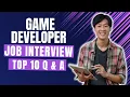 Game Developer Interview Questions and Answers for 2026