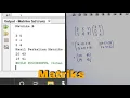 Perkalian Matriks ordo 3x2 Java