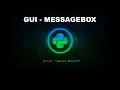 MessageBox - Python Programming